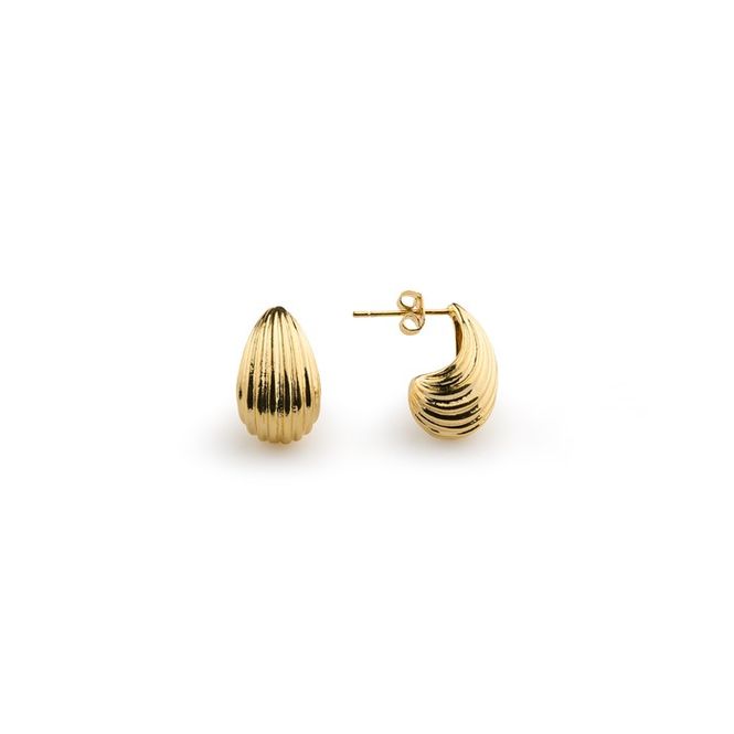 Hovedbilde Marta - Dangling Drop Earrings - Gold             ...