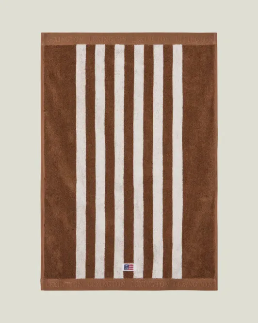 Hovedbilde Lexington Striped Terry Towel Fudge/Snow White ...