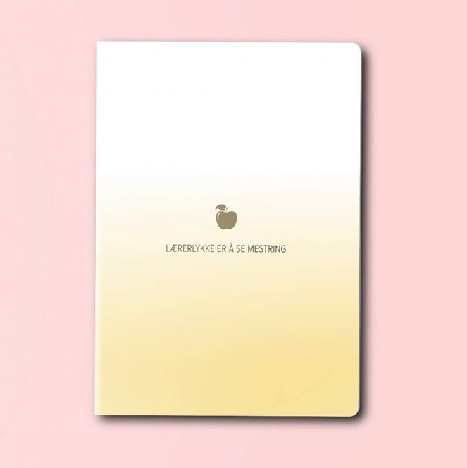 Hovedbilde Notatbok - Lærerlykke Gul