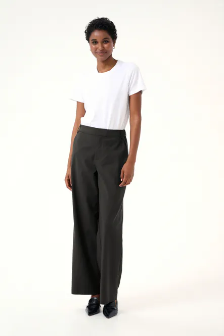 Hovedbilde Loraine Wide Pants - Black Oyster