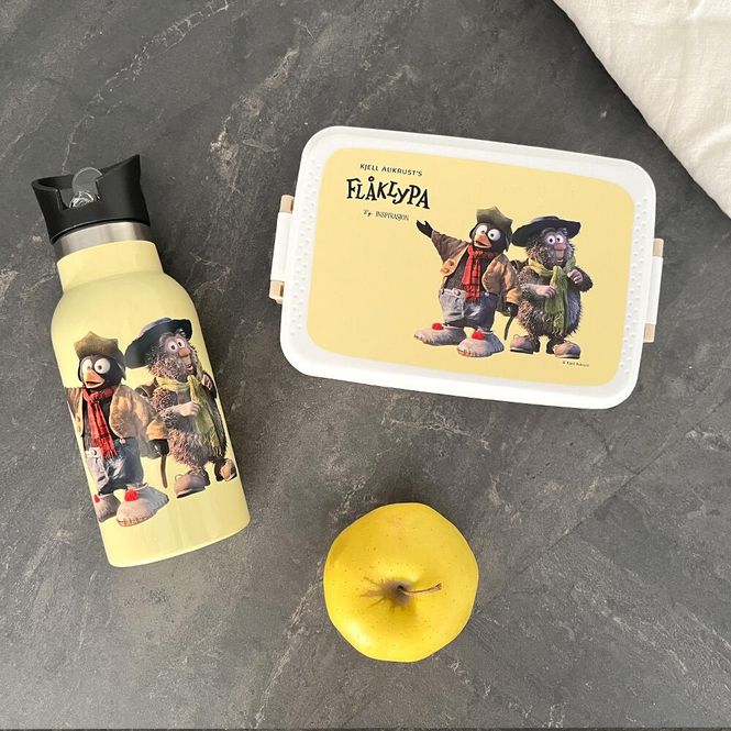 Hovedbilde Flåklypa matboks - Gul