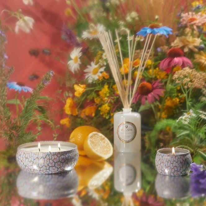 Hovedbilde Voluspa WILDFLOWERS MINI TIN CANDLE 25t