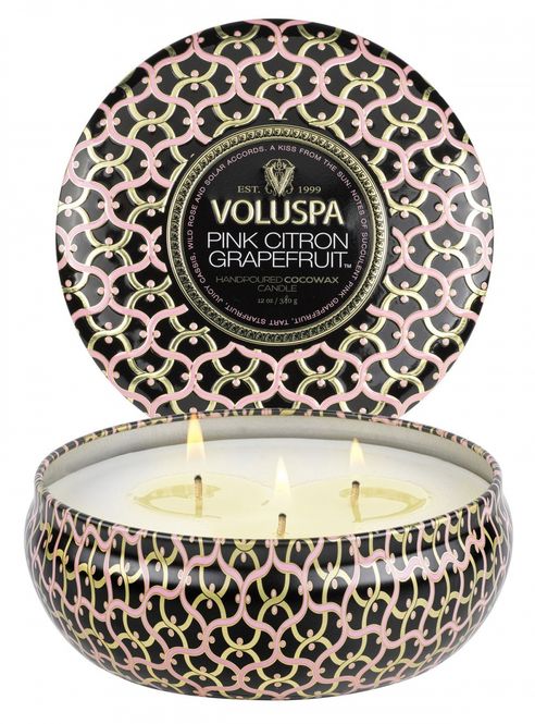 Hovedbilde Voluspa 3-wick Tin Candle 40t Pink Citron ...