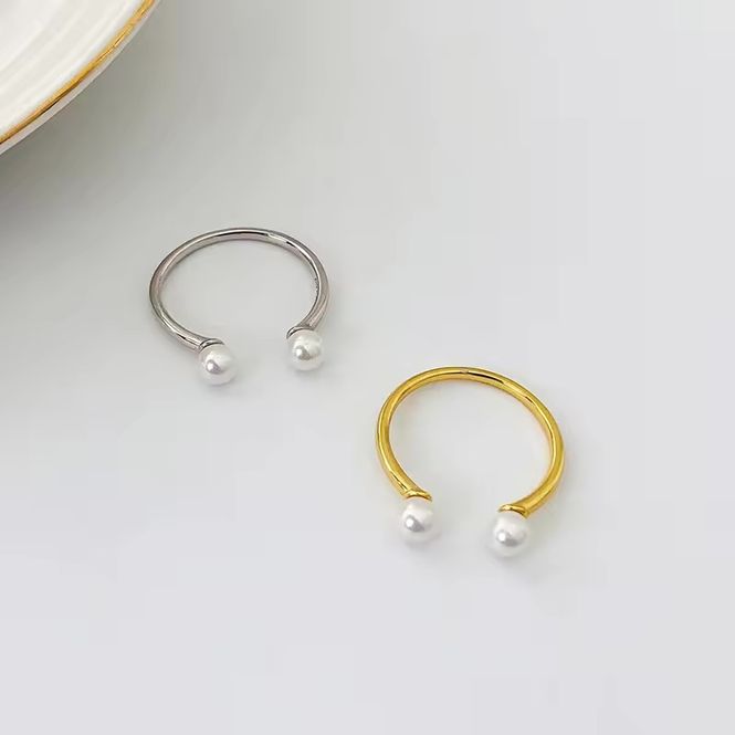 Hovedbilde Pearl Ring 18K Gold One Size